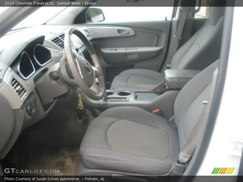 Summit White / Ebony 2010 Chevrolet Traverse LS