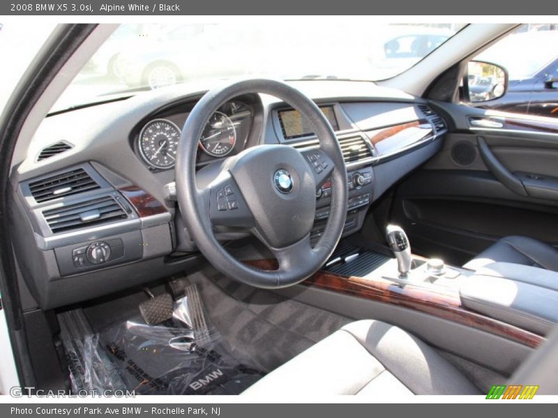 Alpine White / Black 2008 BMW X5 3.0si