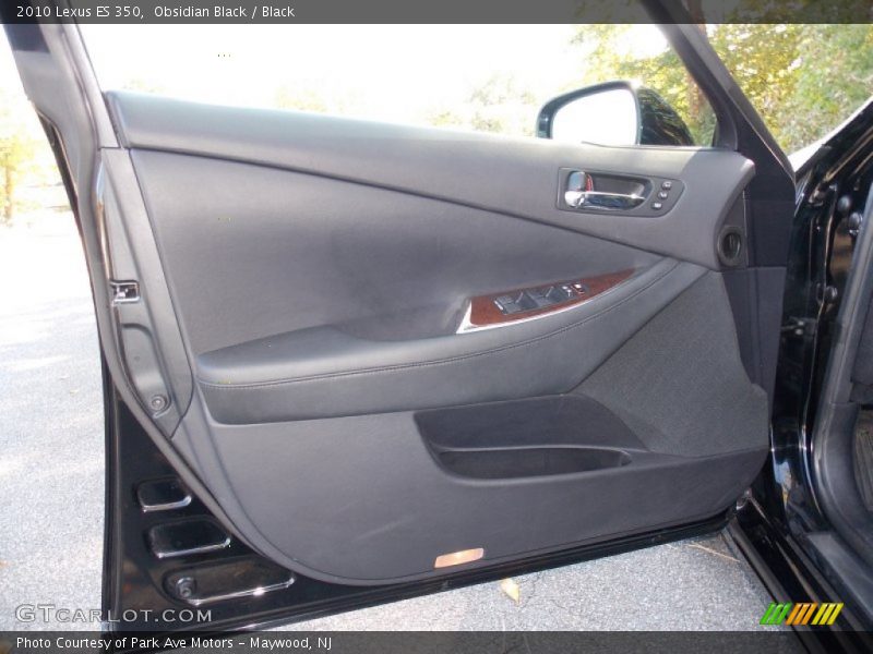 Obsidian Black / Black 2010 Lexus ES 350