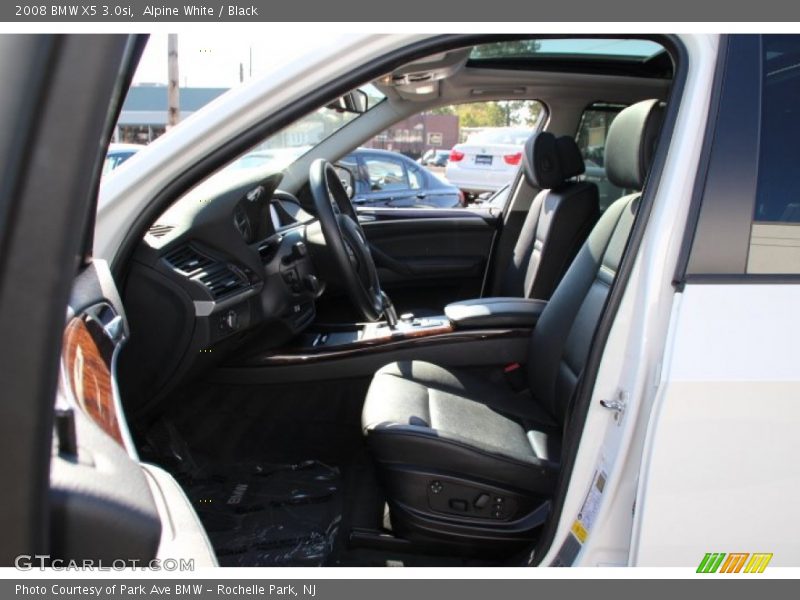 Alpine White / Black 2008 BMW X5 3.0si