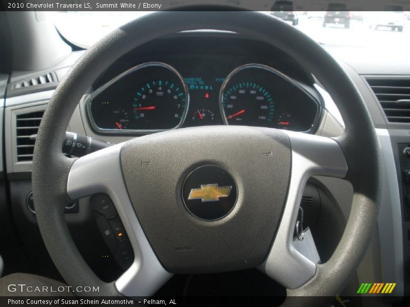Summit White / Ebony 2010 Chevrolet Traverse LS