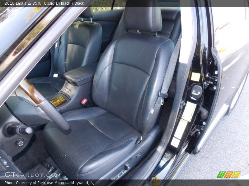 Obsidian Black / Black 2010 Lexus ES 350