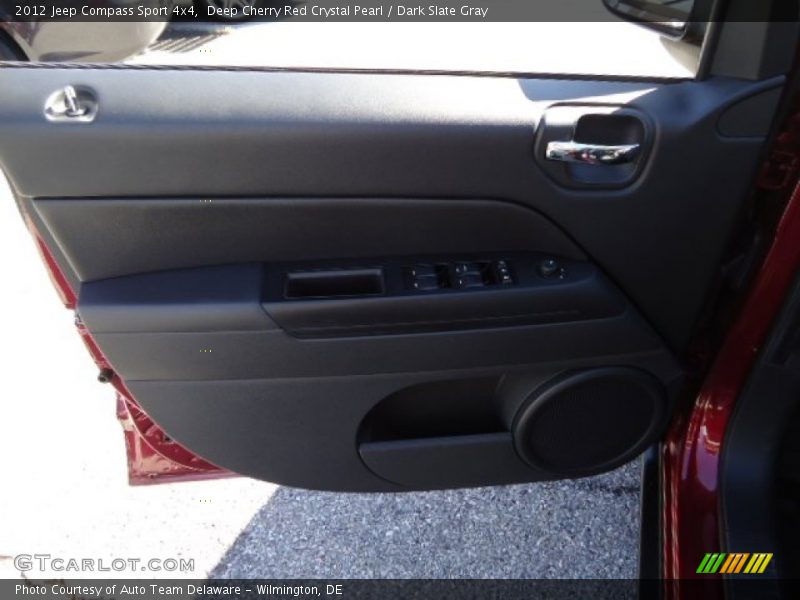 Deep Cherry Red Crystal Pearl / Dark Slate Gray 2012 Jeep Compass Sport 4x4