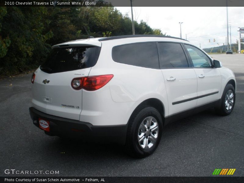 Summit White / Ebony 2010 Chevrolet Traverse LS