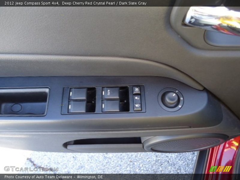 Deep Cherry Red Crystal Pearl / Dark Slate Gray 2012 Jeep Compass Sport 4x4
