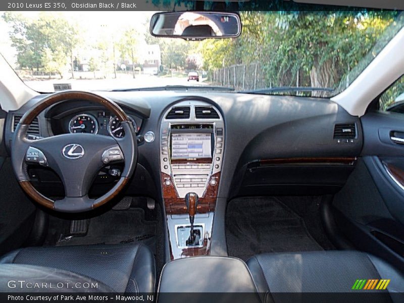 Obsidian Black / Black 2010 Lexus ES 350