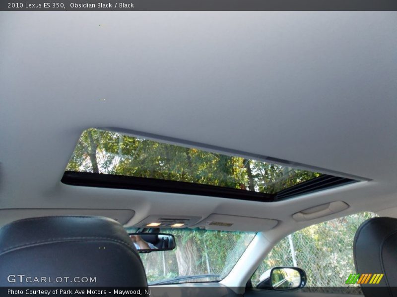 Obsidian Black / Black 2010 Lexus ES 350