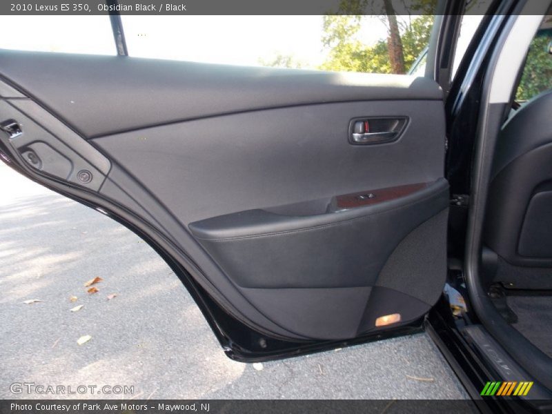 Obsidian Black / Black 2010 Lexus ES 350