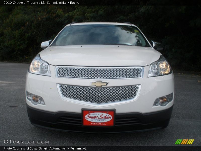 Summit White / Ebony 2010 Chevrolet Traverse LS