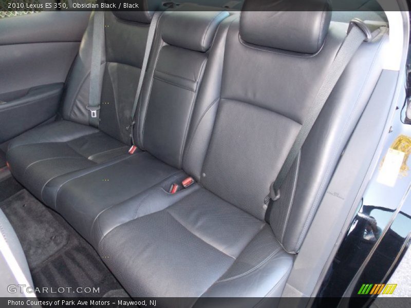 Obsidian Black / Black 2010 Lexus ES 350