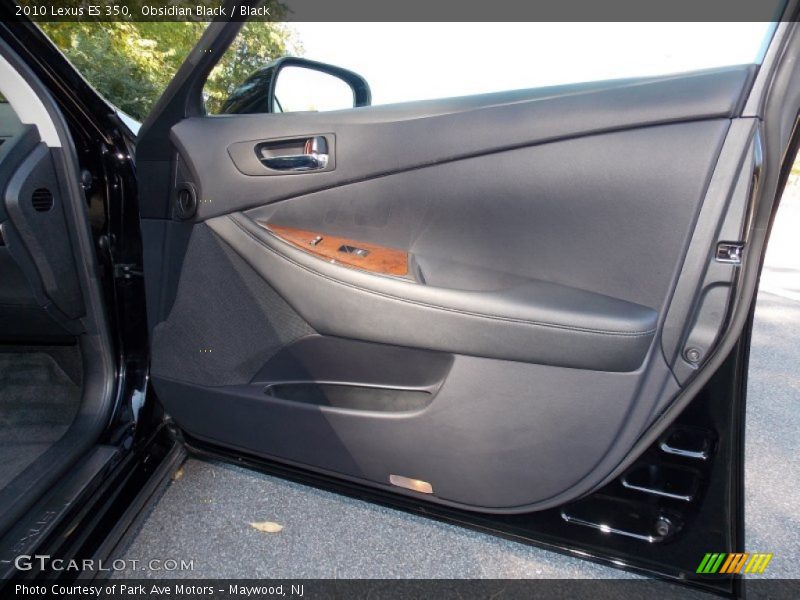 Obsidian Black / Black 2010 Lexus ES 350