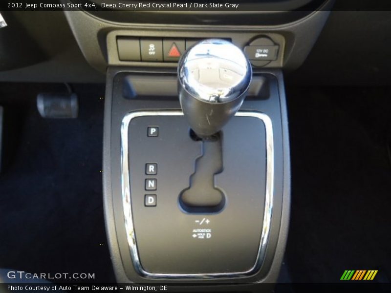 Deep Cherry Red Crystal Pearl / Dark Slate Gray 2012 Jeep Compass Sport 4x4