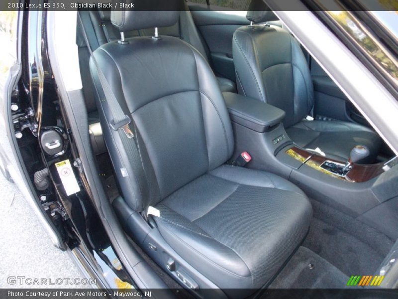 Obsidian Black / Black 2010 Lexus ES 350
