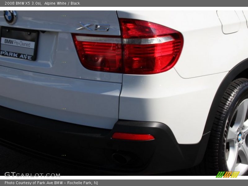 Alpine White / Black 2008 BMW X5 3.0si