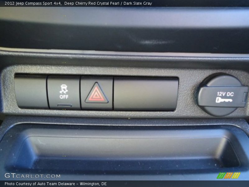 Deep Cherry Red Crystal Pearl / Dark Slate Gray 2012 Jeep Compass Sport 4x4