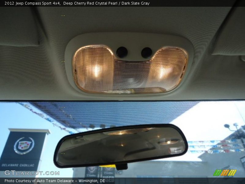 Deep Cherry Red Crystal Pearl / Dark Slate Gray 2012 Jeep Compass Sport 4x4