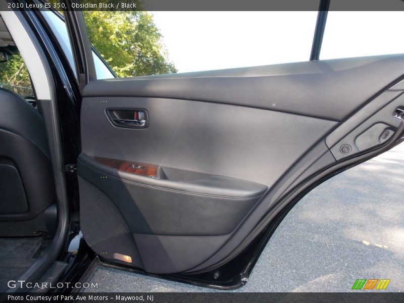 Obsidian Black / Black 2010 Lexus ES 350