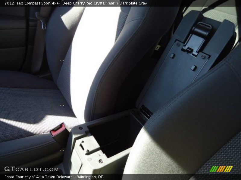 Deep Cherry Red Crystal Pearl / Dark Slate Gray 2012 Jeep Compass Sport 4x4