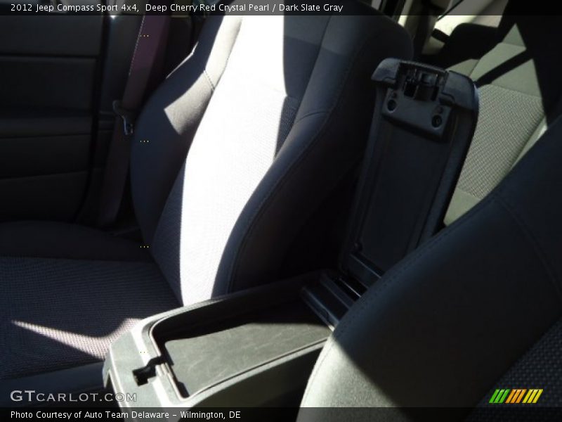 Deep Cherry Red Crystal Pearl / Dark Slate Gray 2012 Jeep Compass Sport 4x4