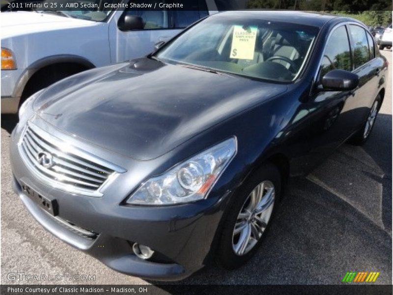Graphite Shadow / Graphite 2011 Infiniti G 25 x AWD Sedan