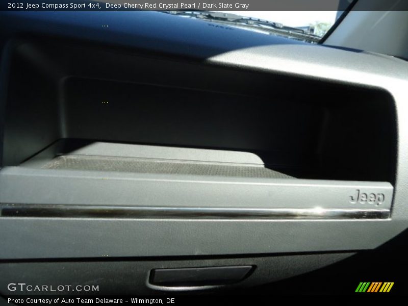 Deep Cherry Red Crystal Pearl / Dark Slate Gray 2012 Jeep Compass Sport 4x4