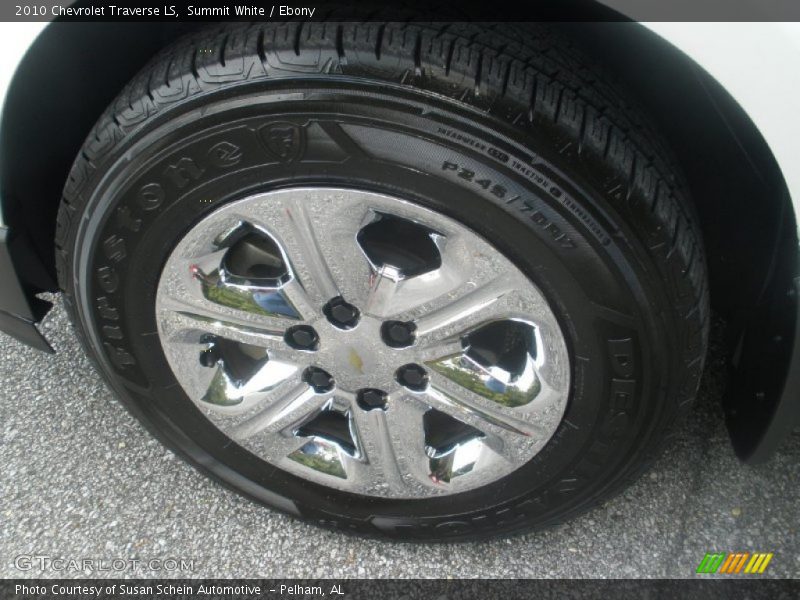 Summit White / Ebony 2010 Chevrolet Traverse LS