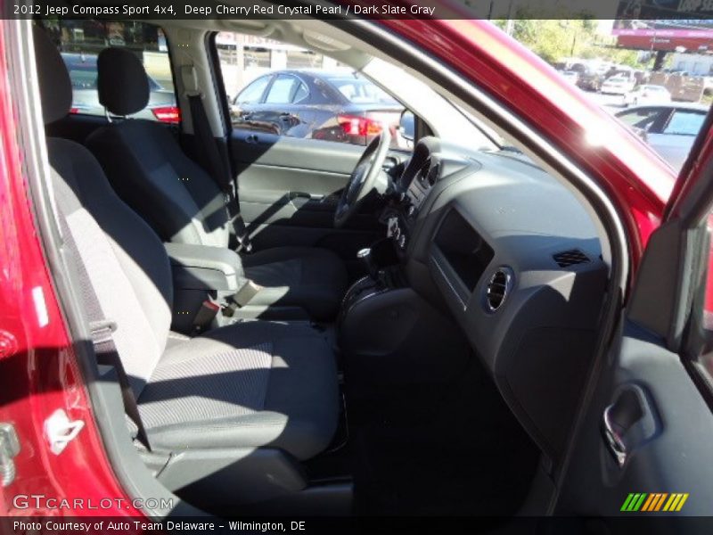 Deep Cherry Red Crystal Pearl / Dark Slate Gray 2012 Jeep Compass Sport 4x4