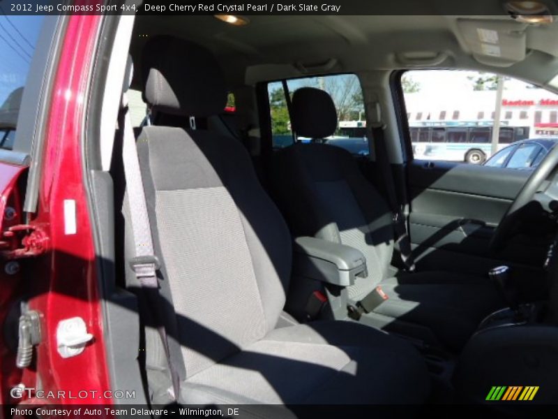 Deep Cherry Red Crystal Pearl / Dark Slate Gray 2012 Jeep Compass Sport 4x4