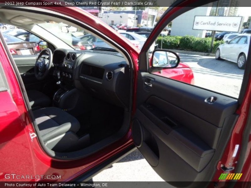 Deep Cherry Red Crystal Pearl / Dark Slate Gray 2012 Jeep Compass Sport 4x4