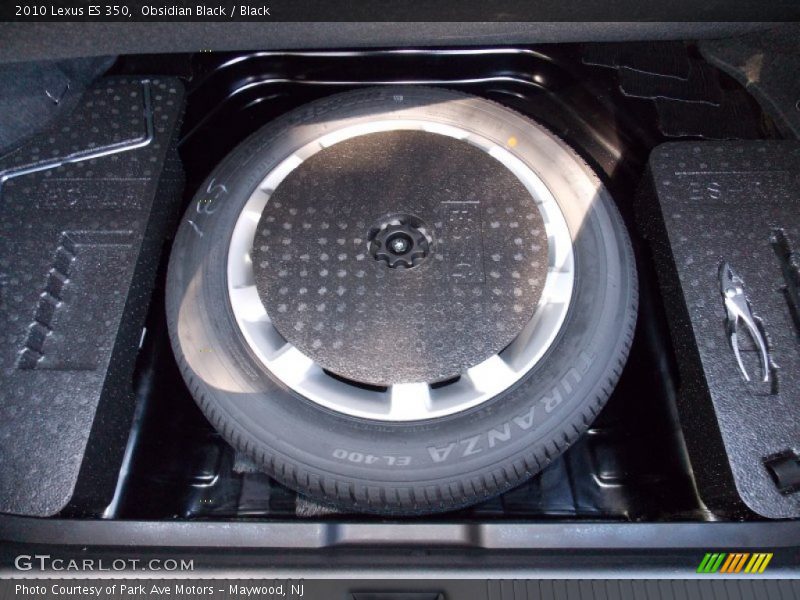 Obsidian Black / Black 2010 Lexus ES 350