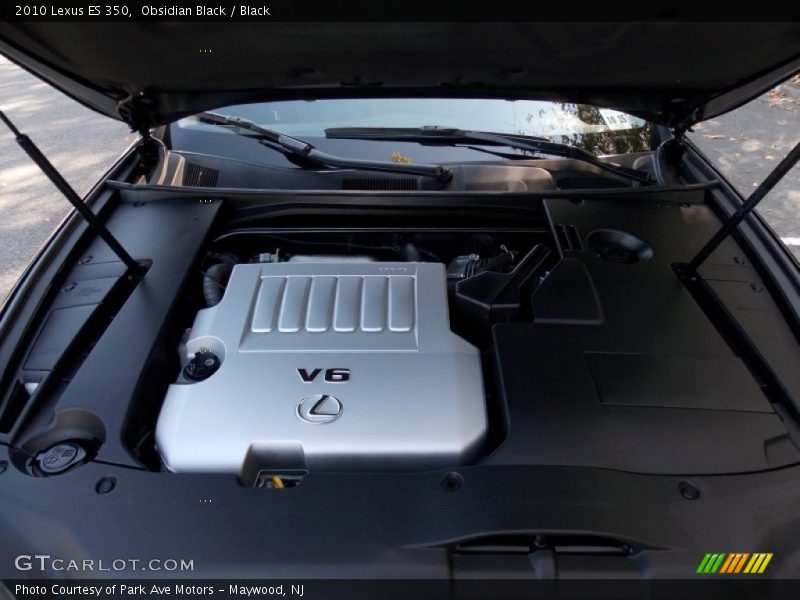 Obsidian Black / Black 2010 Lexus ES 350