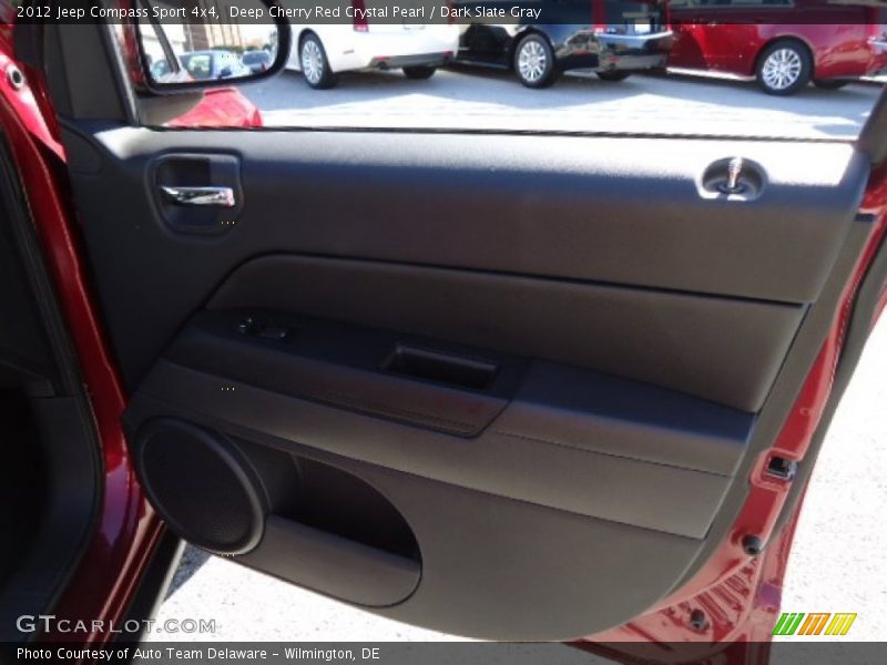Deep Cherry Red Crystal Pearl / Dark Slate Gray 2012 Jeep Compass Sport 4x4