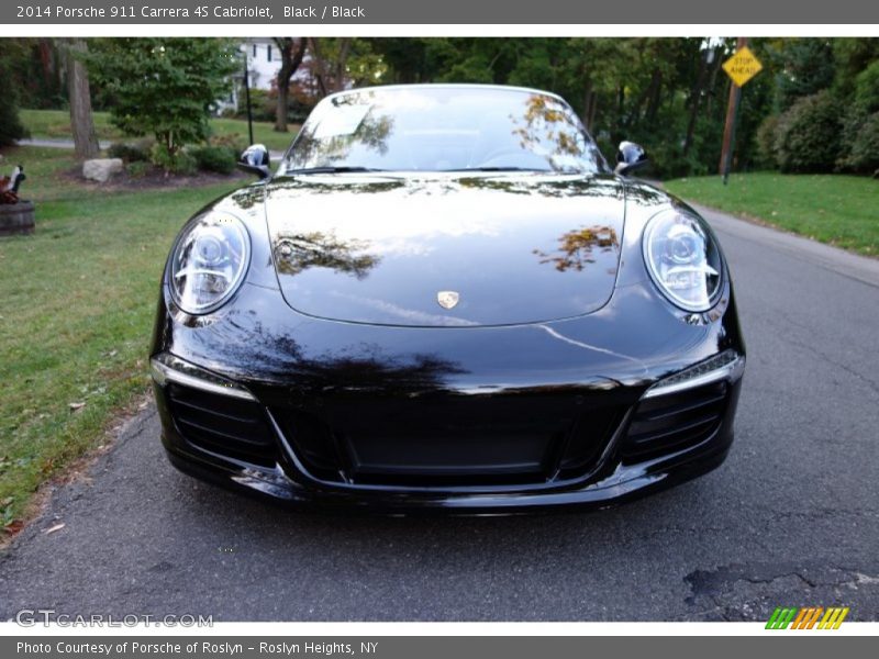 Black / Black 2014 Porsche 911 Carrera 4S Cabriolet