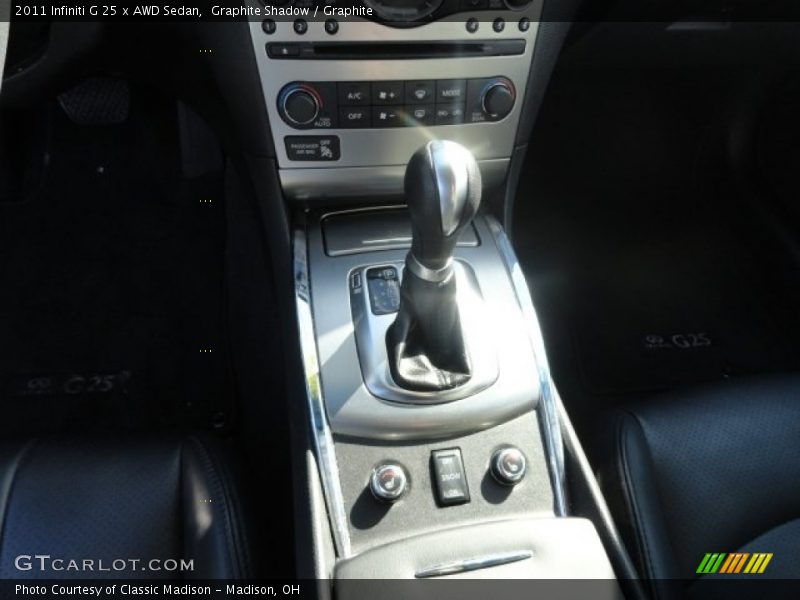 Graphite Shadow / Graphite 2011 Infiniti G 25 x AWD Sedan
