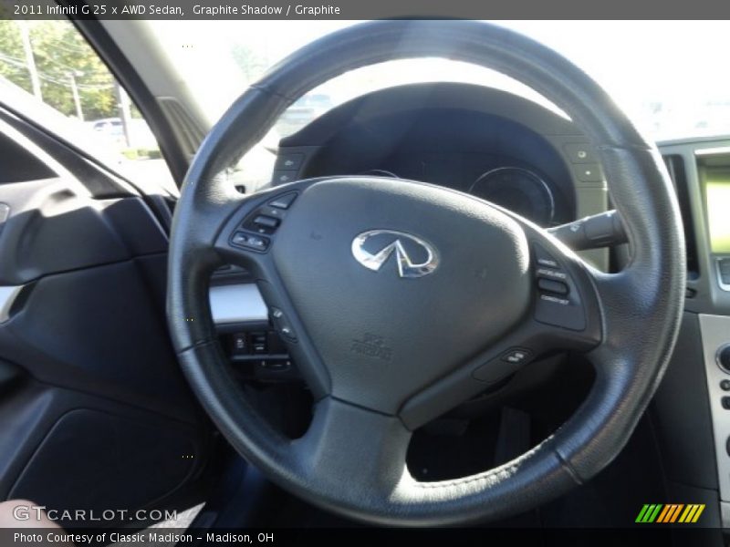 Graphite Shadow / Graphite 2011 Infiniti G 25 x AWD Sedan