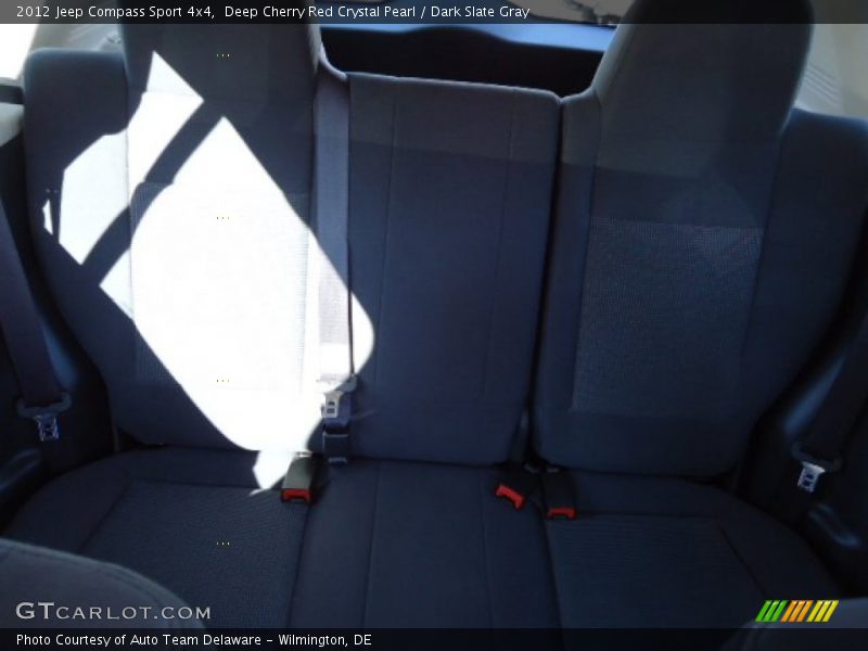 Deep Cherry Red Crystal Pearl / Dark Slate Gray 2012 Jeep Compass Sport 4x4