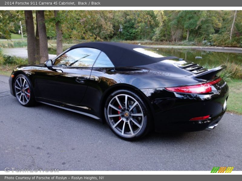 Black / Black 2014 Porsche 911 Carrera 4S Cabriolet