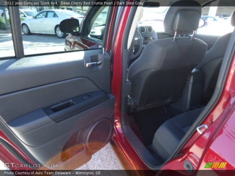 Deep Cherry Red Crystal Pearl / Dark Slate Gray 2012 Jeep Compass Sport 4x4