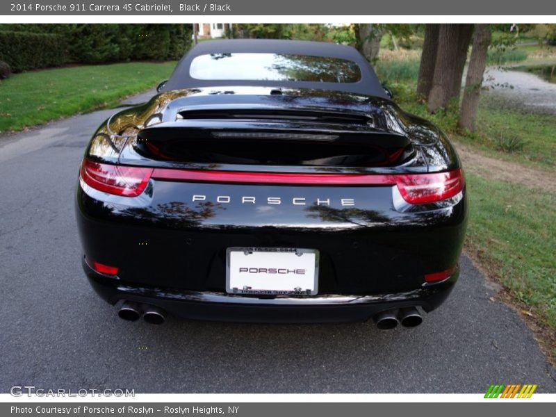 Black / Black 2014 Porsche 911 Carrera 4S Cabriolet