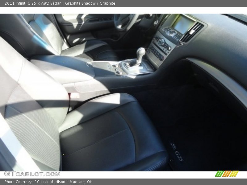 Graphite Shadow / Graphite 2011 Infiniti G 25 x AWD Sedan