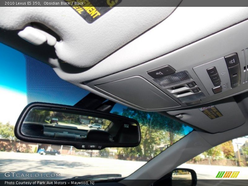 Obsidian Black / Black 2010 Lexus ES 350