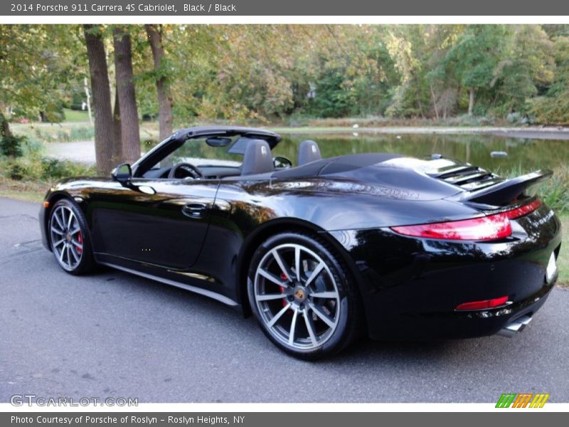 Black / Black 2014 Porsche 911 Carrera 4S Cabriolet