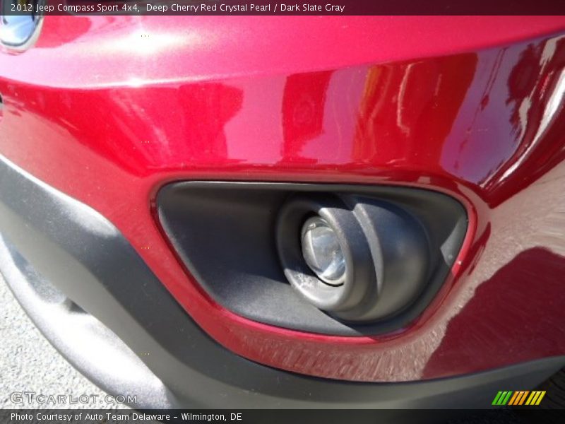 Deep Cherry Red Crystal Pearl / Dark Slate Gray 2012 Jeep Compass Sport 4x4