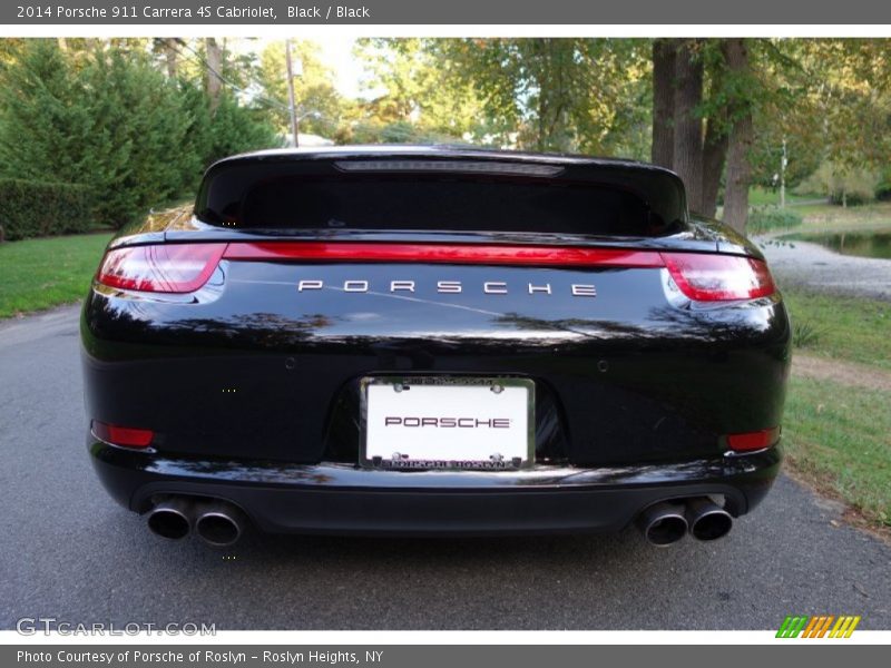 Black / Black 2014 Porsche 911 Carrera 4S Cabriolet