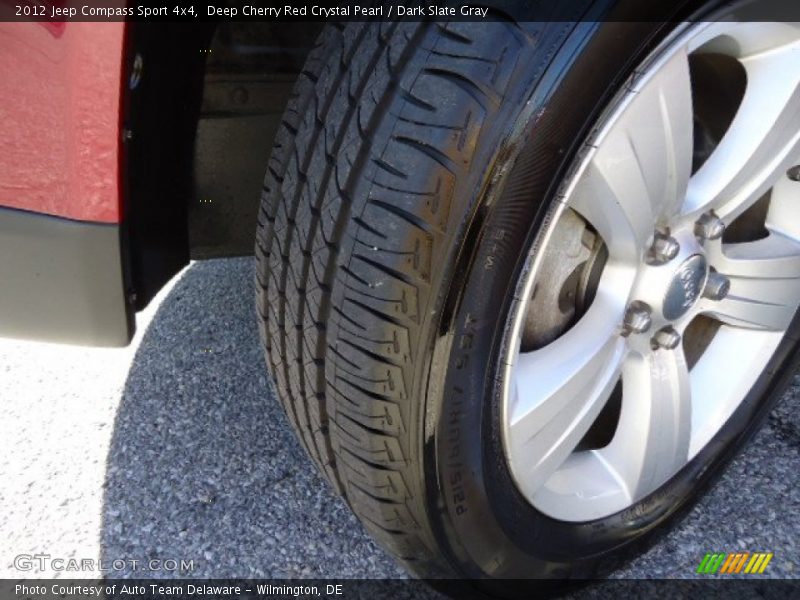 Deep Cherry Red Crystal Pearl / Dark Slate Gray 2012 Jeep Compass Sport 4x4