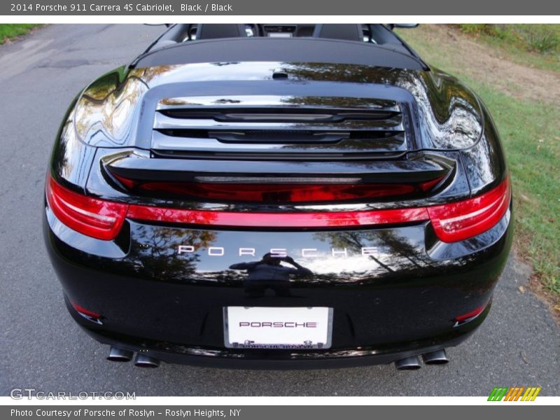 Black / Black 2014 Porsche 911 Carrera 4S Cabriolet