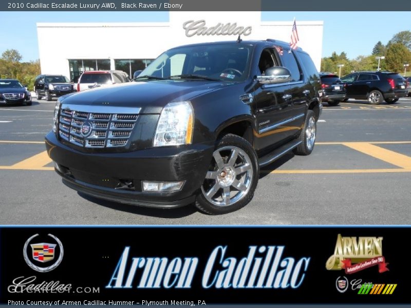 Black Raven / Ebony 2010 Cadillac Escalade Luxury AWD
