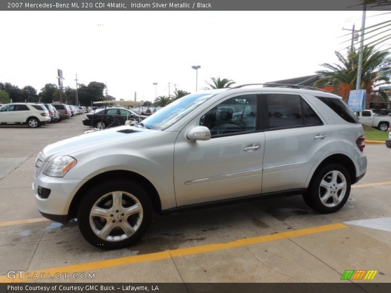 Iridium Silver Metallic / Black 2007 Mercedes-Benz ML 320 CDI 4Matic