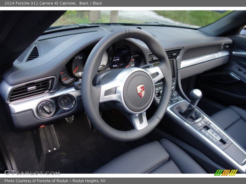 Black / Black 2014 Porsche 911 Carrera 4S Cabriolet