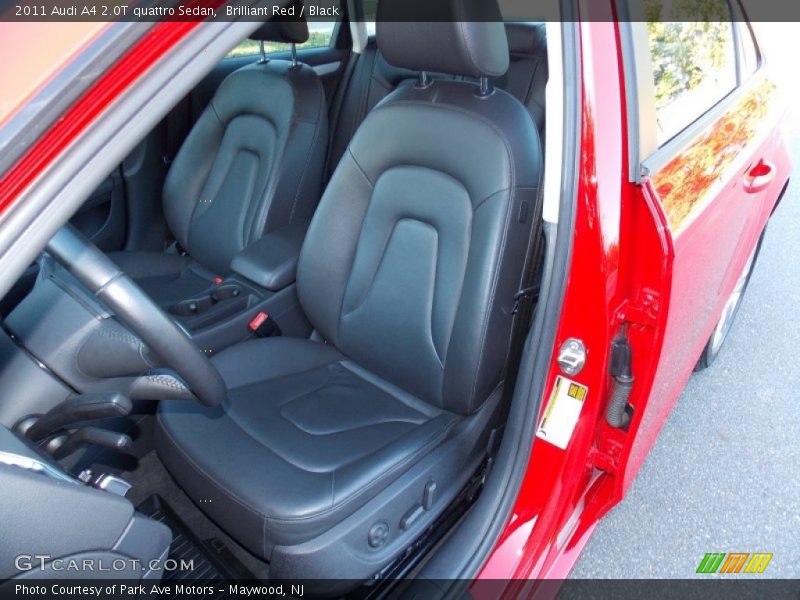 Brilliant Red / Black 2011 Audi A4 2.0T quattro Sedan